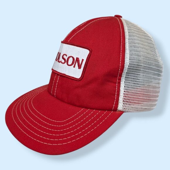 🍁Molson Vintage Red & White Trucker Hat - Picture 1 of 7